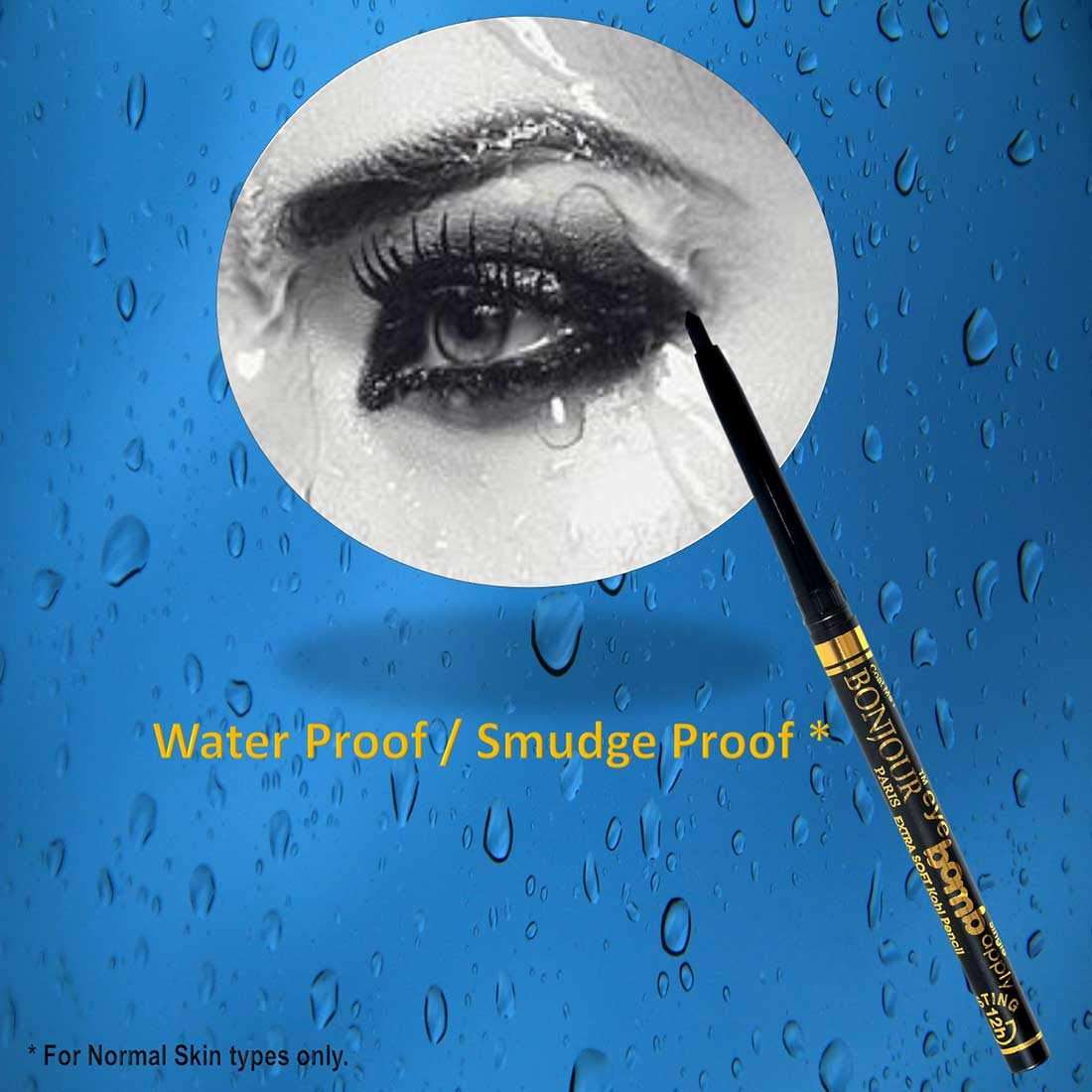 Bonjour Paris Metallic Eye Pencil (Cool Purple) + Auto Kajal- Combo Offer (40% Discount) 4