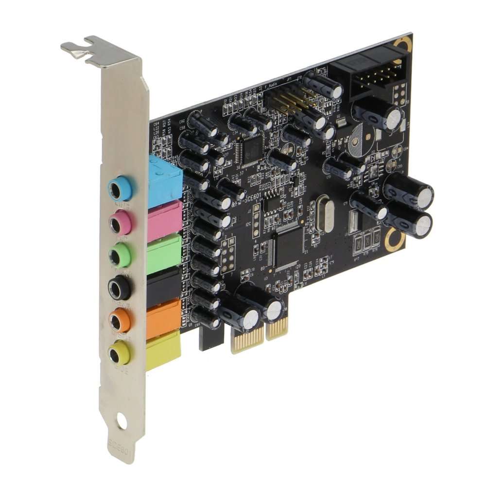 SEDNA - SE-PCIE-SC-10 PCIe 7.1 Channel Sound Card (CM8828 + CM9882A) with SPDIF Bracket (Standard and Low Profile Brackets are Included) 4
