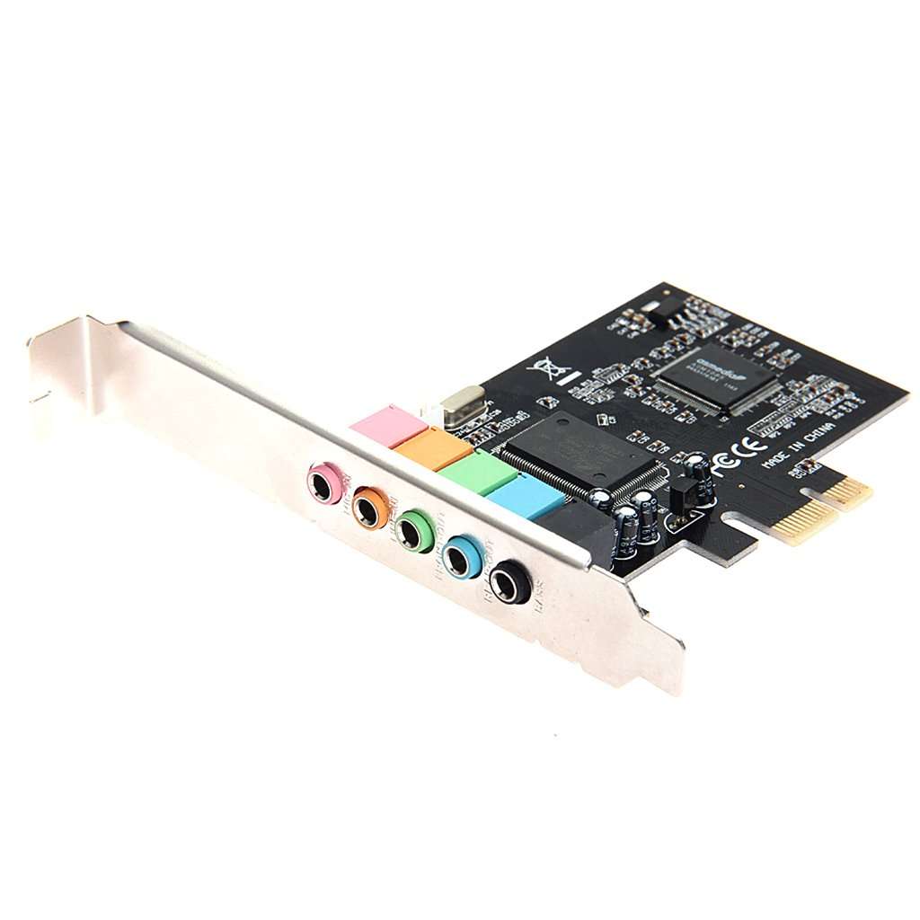 Shayaan PCI Express PCI-E5.1 Channel 3D Audio 6 Channel Digital Sound Card Windows 7 3