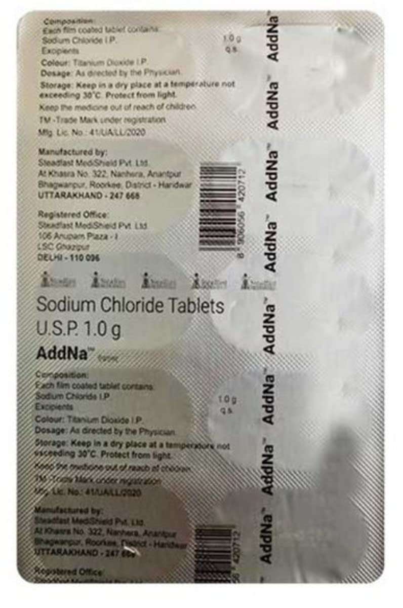 ADDNA 1G - Strip of 10 Tablets 1