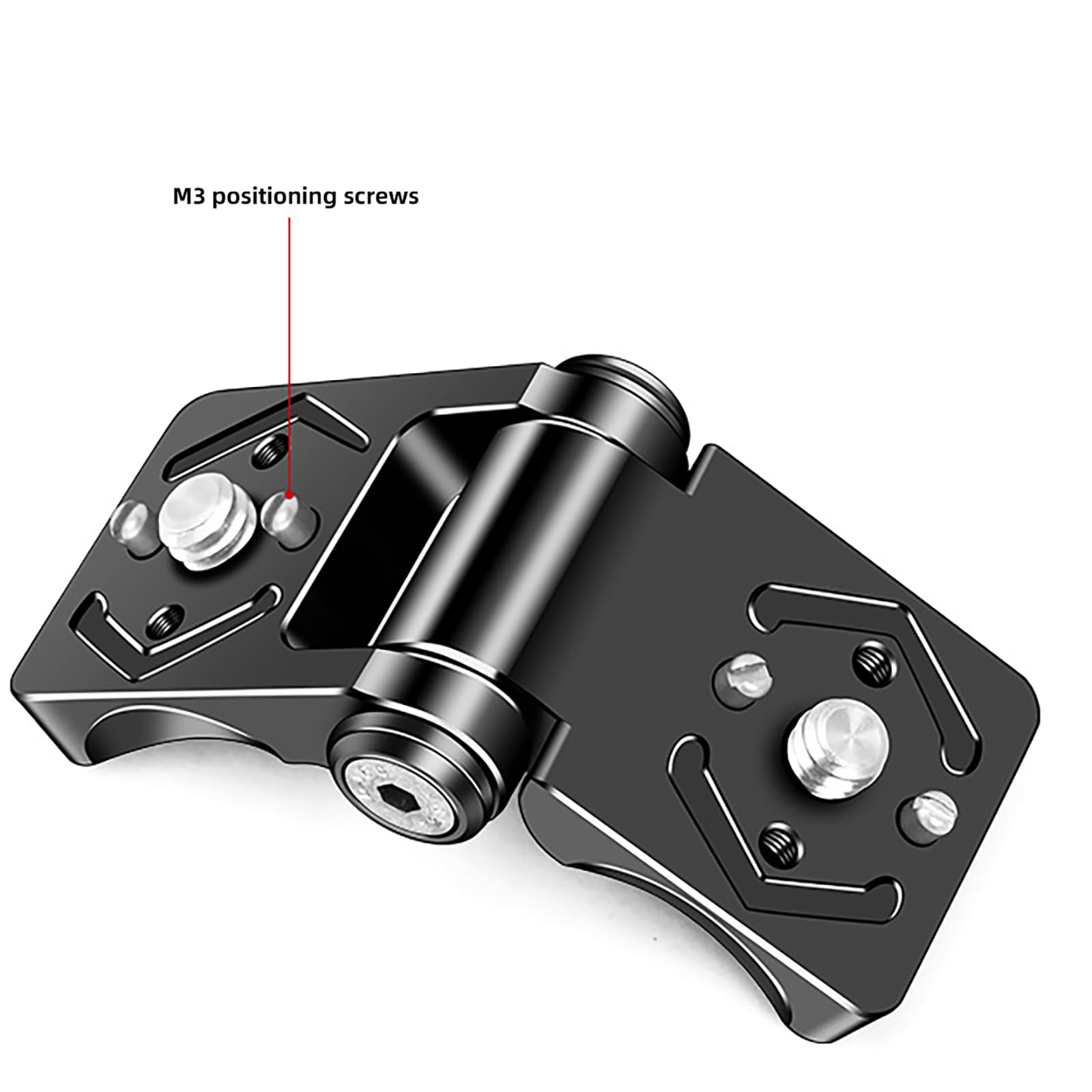PTILSERY Aluminum L Bracket Quick Release Plate for Vertical and Horizontal Shootings for Gimbals Stabilizers and SLRs 5