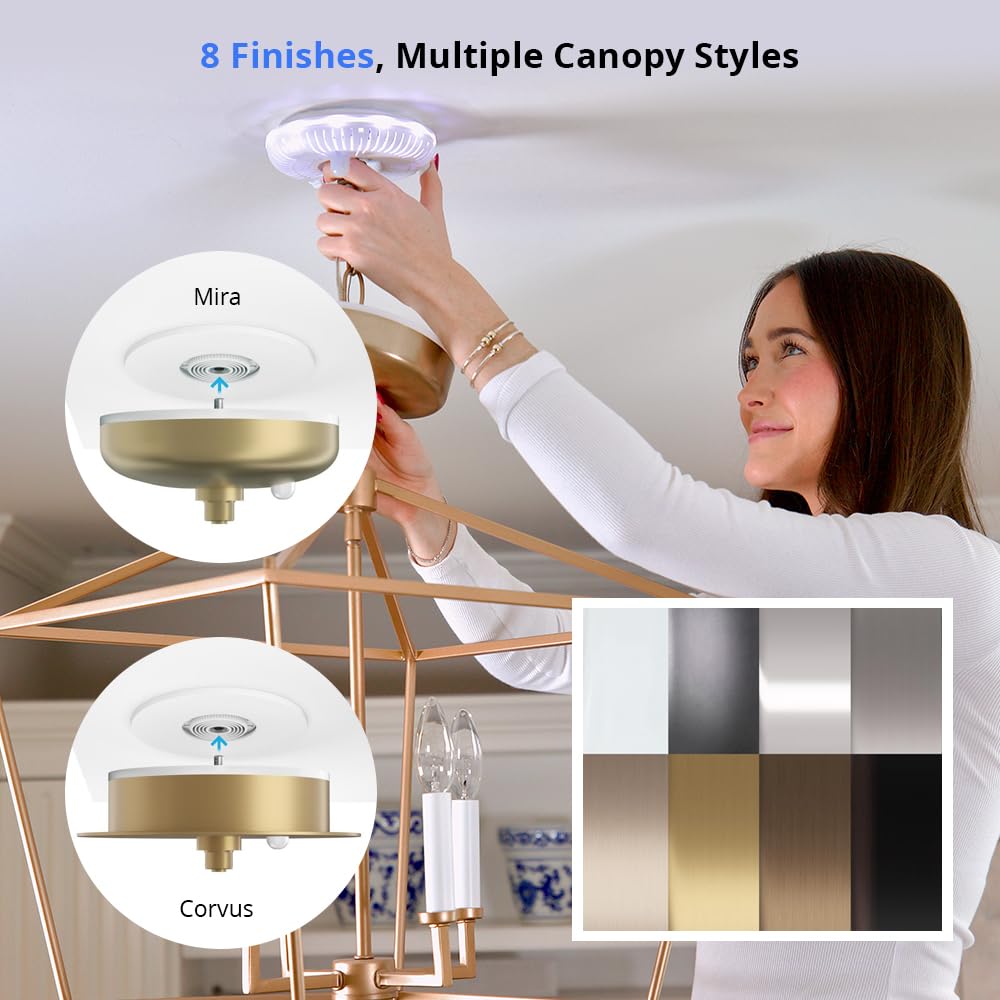 SkyX SkyPlug Smart Plug & Play Lighting Base - Capella-Polished Chrome Finish 5