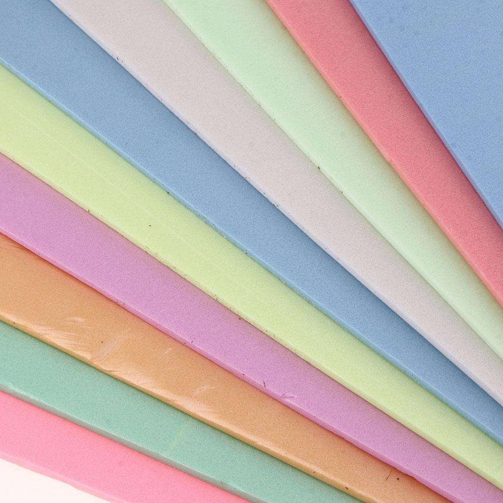 myaddiction 10 Pieces Mulitcolor EVA Sponge Foam Paper Foam Handicraft Sheets Decorative Kits for DIY Creative Painting Drawing Cards Paper 4