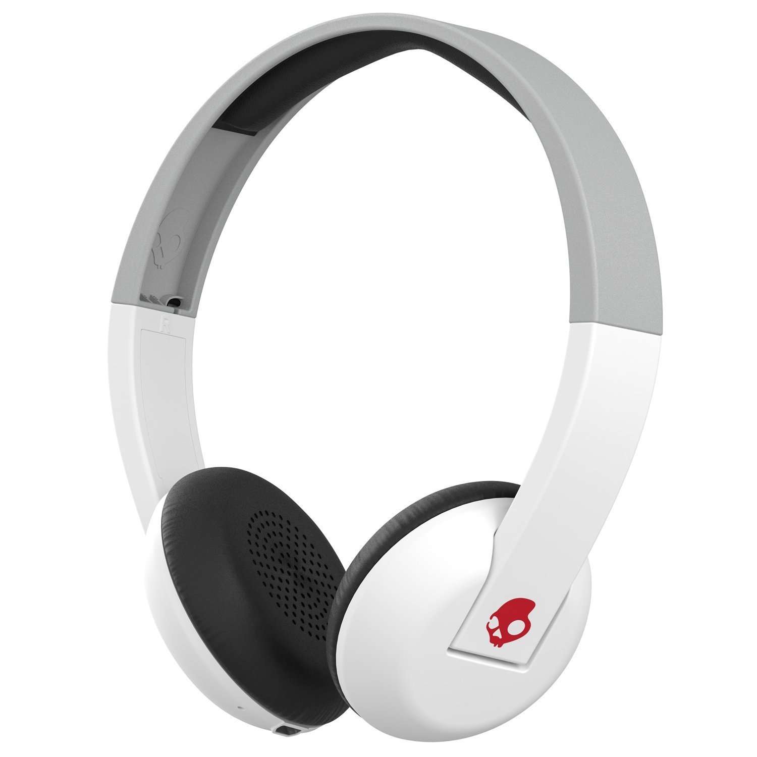 Skullcandy Uproar Wireless On-Ear Headphone with Mic (White/Grey/Red) 1