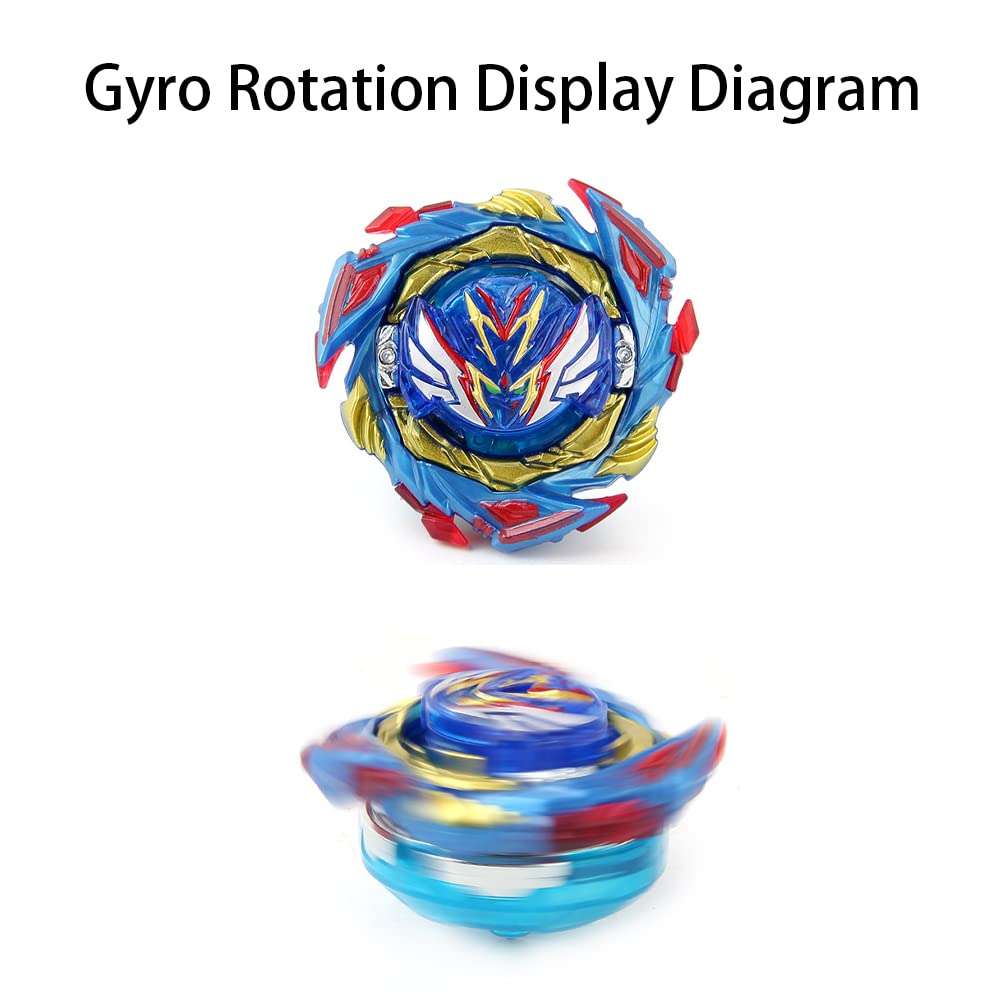 Hozuumo Gyro Battling Top Burst Gyro Toy Set, with Gyro Launchers and Handle Combat Battling Game, Gift for Kids Children,B-187 5