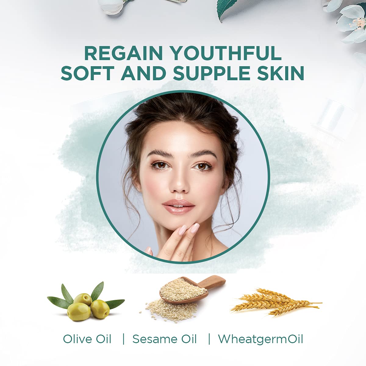 SSCPL Herbals Kayakalpa Moisturising Cream Enriched With Olive, Sesame & Wheatgerm Oil For Daily Skin Nourishment Ideal For All Skin Types (50g) (Pack of 2) 3