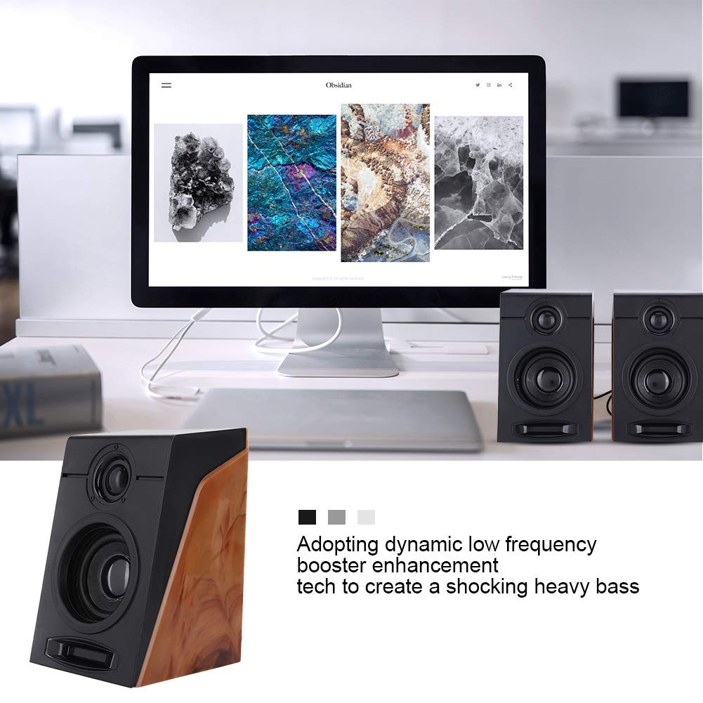 PC Subwoofer, Computer Speakers, Black for TV for Computer 5