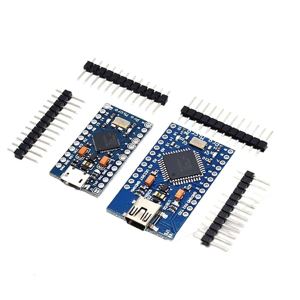 VITechV Pro Micro ATmega32U4 5V 16MHz Replace ATmega328 for arduino Pro Mini with 2 Row Pin Header for Leonardo USB Interface 1