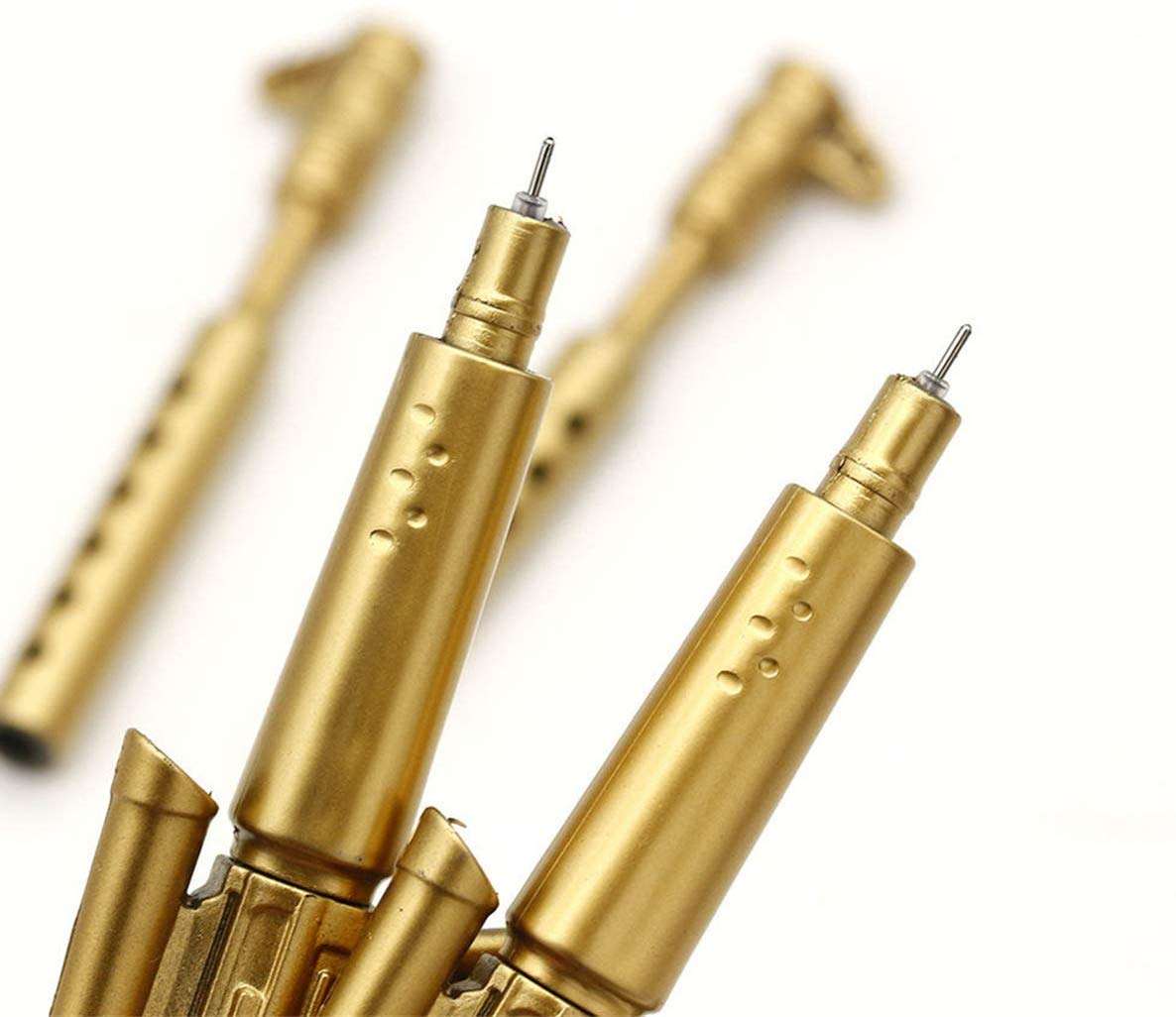 SSKR 12 Pieces Keys Theme Blue Ink Gel Pen Set for School Supplies Office Stationary Return gift for kids 4