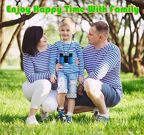 Scotamalone Kids Binoculars Shock Proof Toy Binoculars Set for Age 3-12 Years Old Boys Girls Bird Watching Educational Learning Hunting Hiking Birthday Presents 5