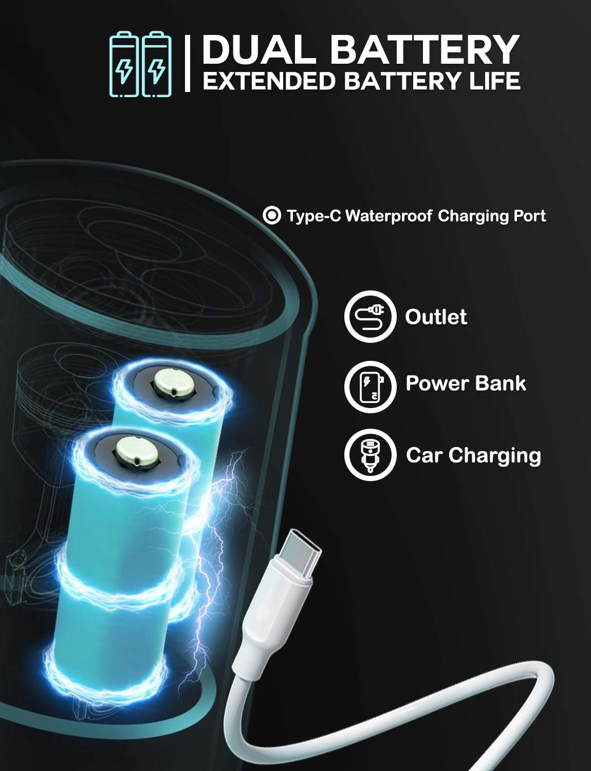 Mojoco Portable Smoothie Blender - 24oz Personal Blender for Shakes and Smoothies - Cordless Juice Blender with Stainless Steel Blade - Food Grade Rechargeable Travel Blender for Kitchen, Office, Gym 4