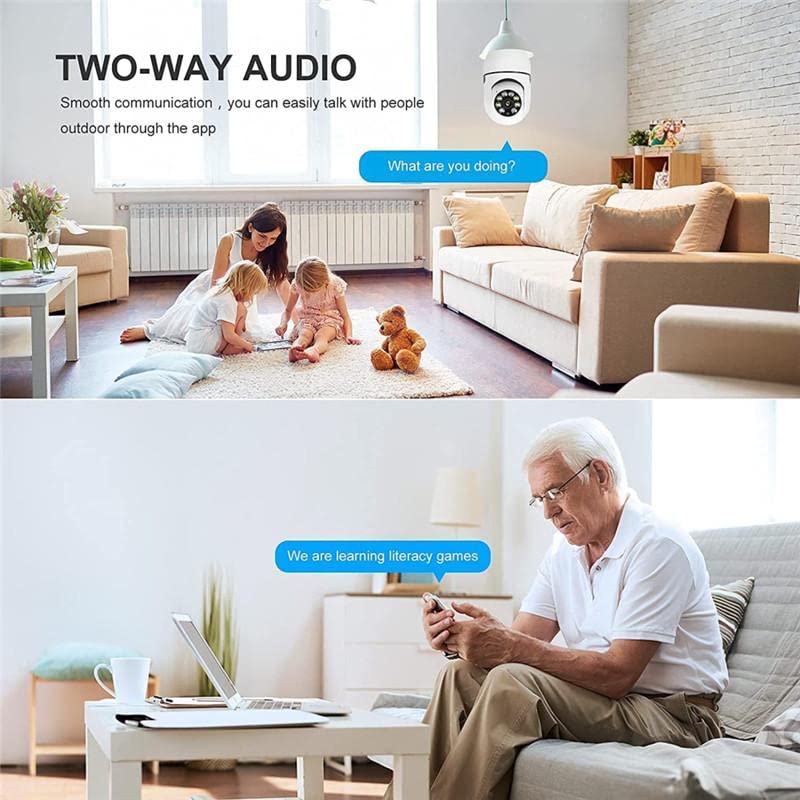 SIOVS PTZ Camera Outdoor 1080P Pan Tilt Wireless Security IP Camera, 5 dBi Antenna, 2.4G Home WiFi Camera, Weatherproof Video Surveillance CCTV Camera, Night Vision, Two Way Audio, Motion Detection 6
