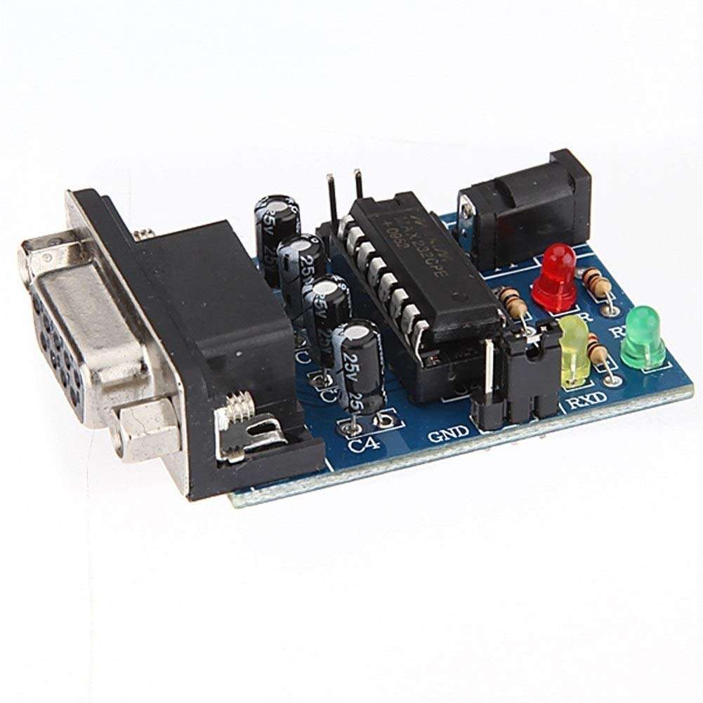 VBNCUUIOPO 5pcs RS232 to TTL Module Converter Transfer Chip with 20PCS Cables Connector 1