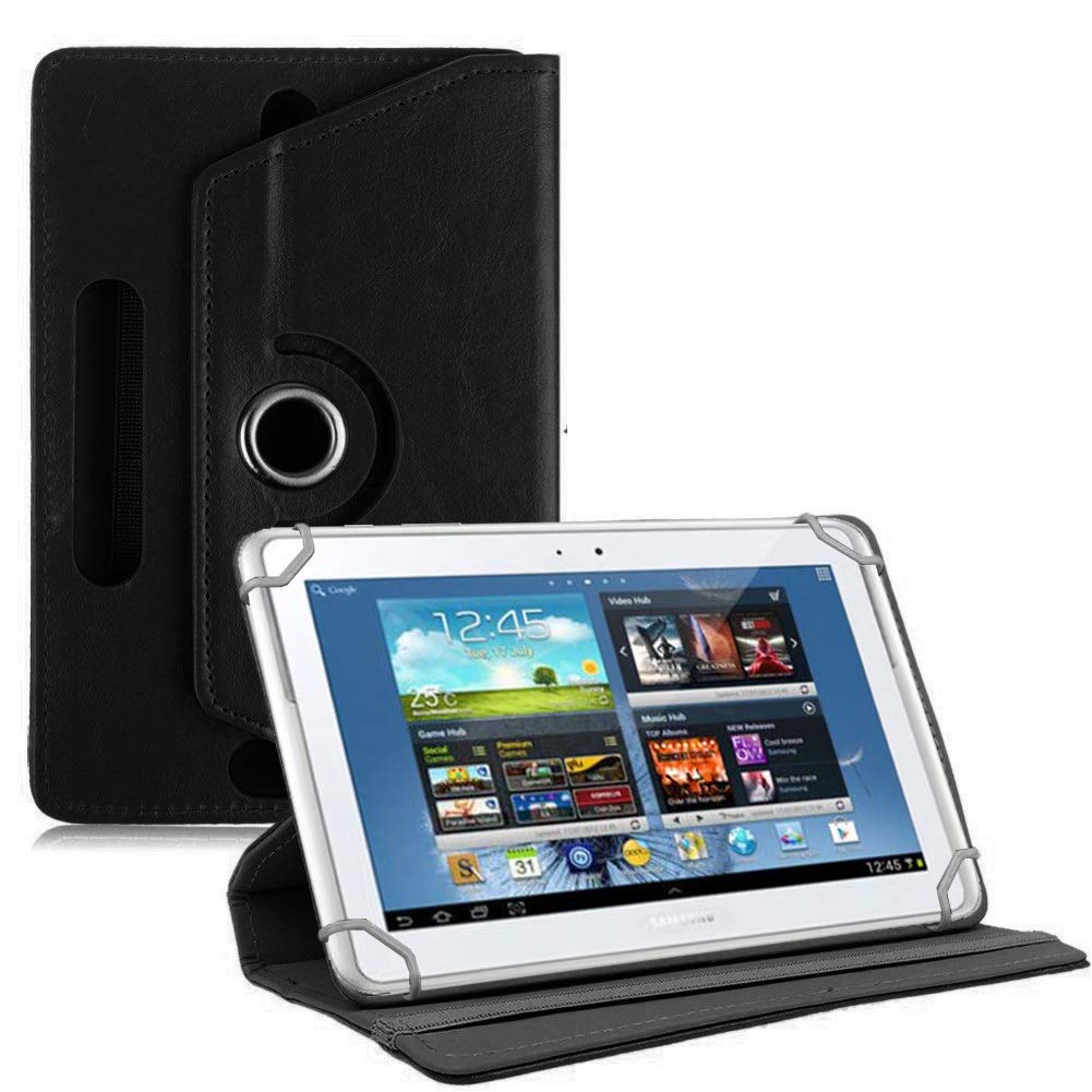 TGK Rotating Cover for Samsung Galaxy Tab 2 10.1 inch GT-P5100 -(Black)