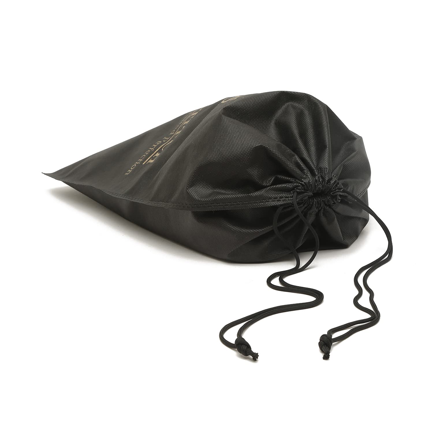 LOUIS STITCH Non-Woven Shoe Bag Travel Accessories Shoes Storage Cover Waterproof String Bag's Organizer Combo for Men Women Unisex (Pack of 12) (Black & Beige Plain) 5
