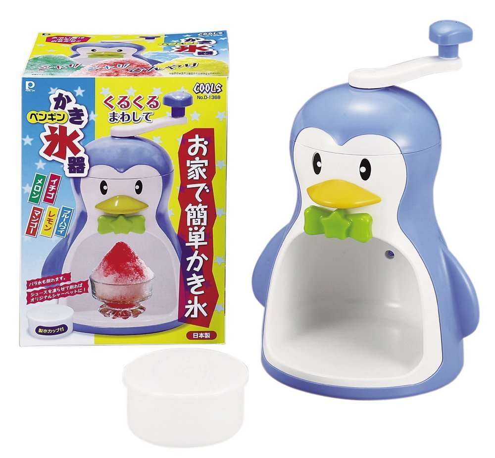 Pearl Life Mr Cools Penguin Manual Snow Cone Machine Shaved Ice Maker Portable Attractive Design Imported From Japan 2