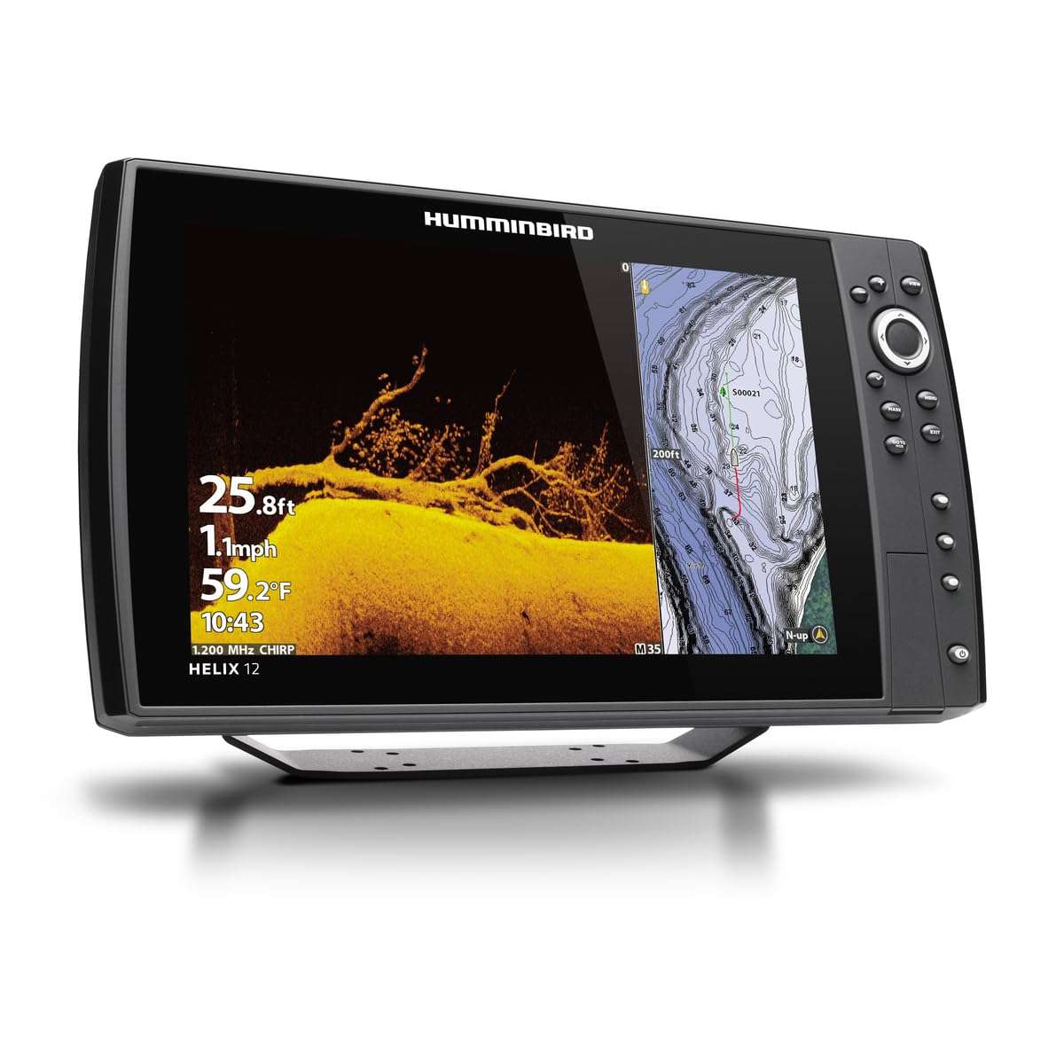 Humminbird 411440-1 Helix 12 Chirp MEGA DI+ GPS G4N 3