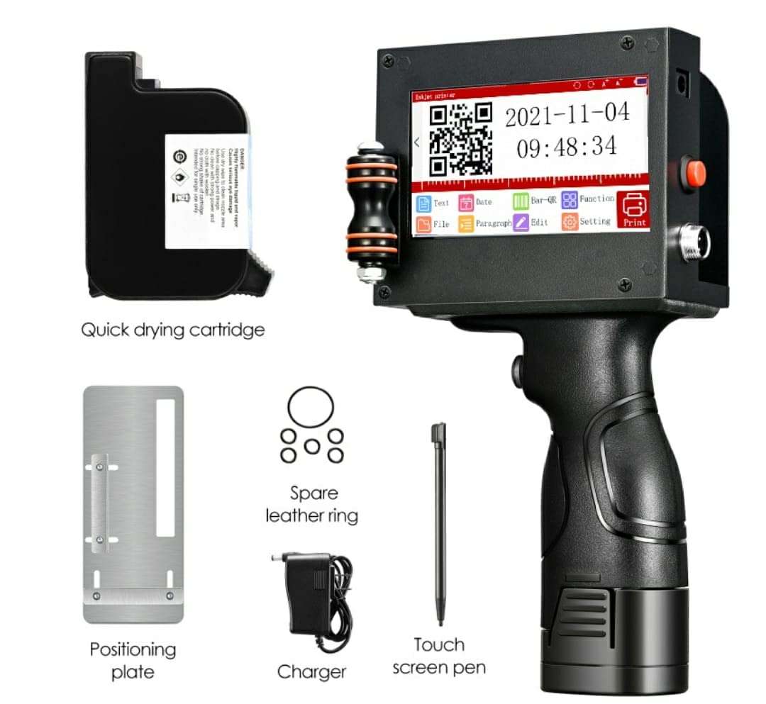 Handheld Inkjet Printer with cartridge | Batch Coding Machine 3