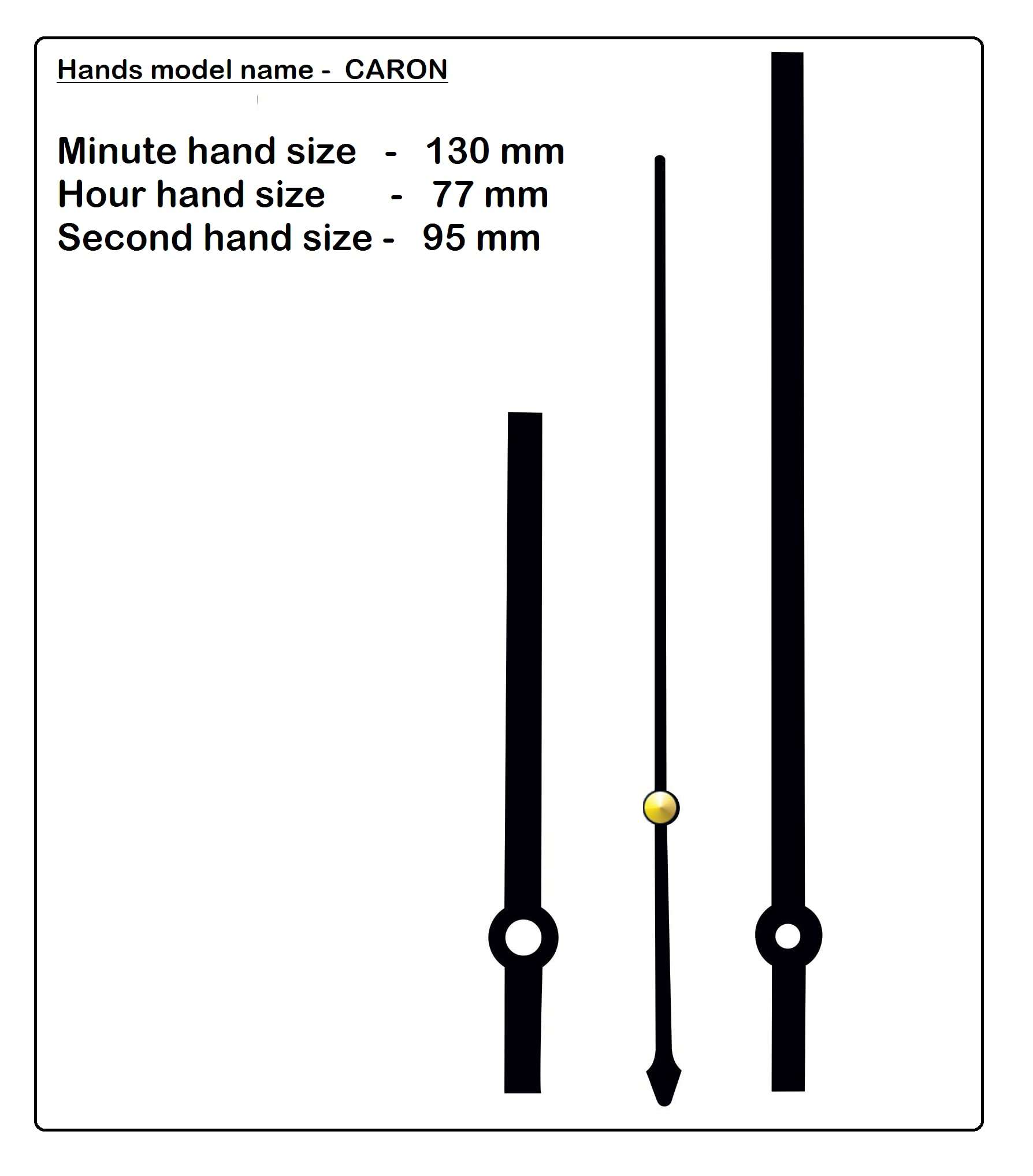 KEDAR® Ajanta Quartz Ticking Movement Machine for Wall Clock with Fancy Needles (Made in India) 22 3