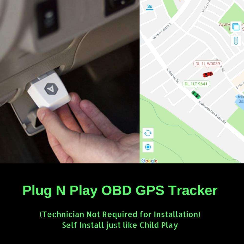 GPS Tracker car OBD is a Plug and Play GPS Device for Car, SUV and All Other Vehicle with ODB-2 Port | Mini GPS Tracking Device with Anti Theft Alarm from SPLAKDHN car GPS Tracking Device 2