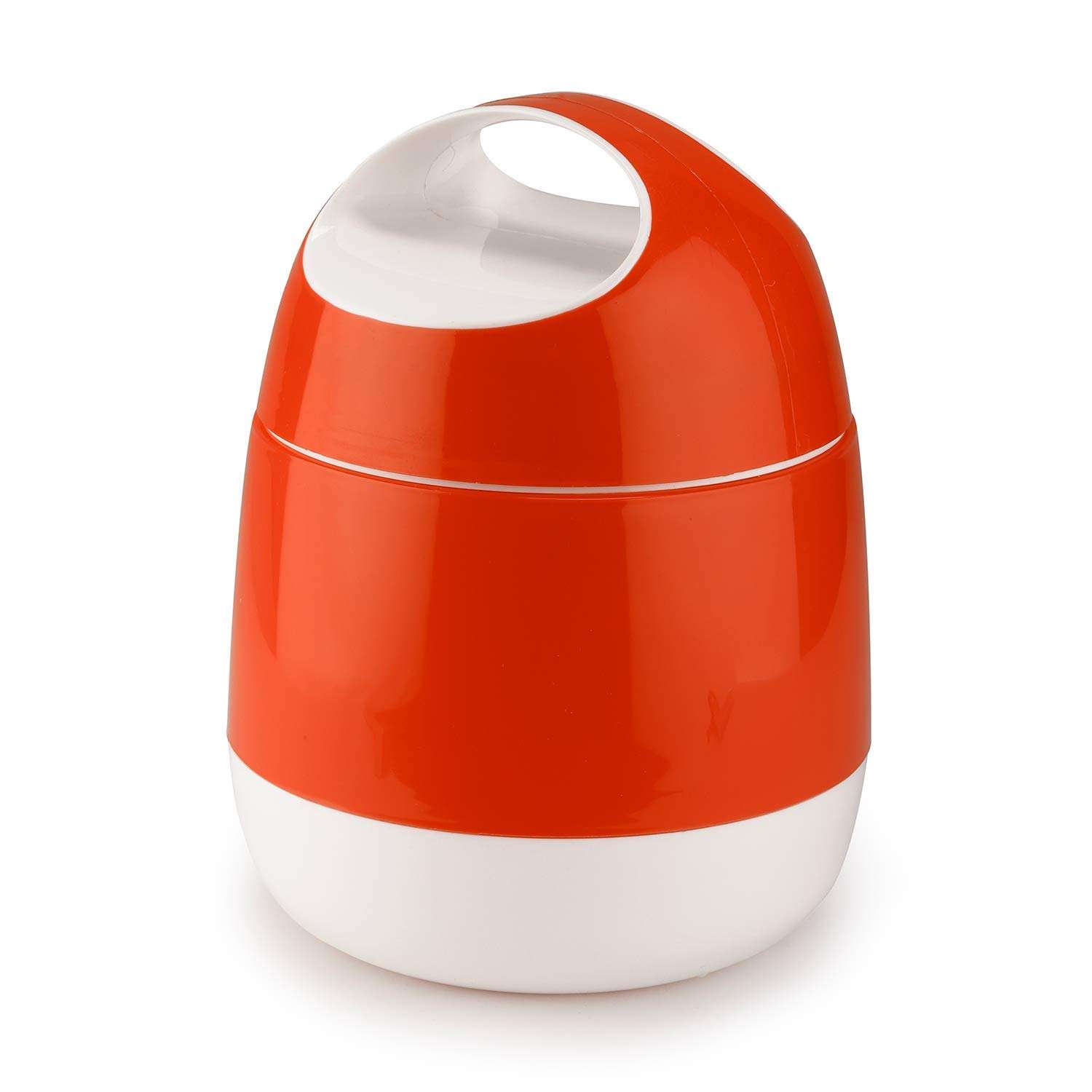 SOPL- Oliveware (logo) with Device Marvel Lunch Box | 3 Stainless Steel Containers | College & Office | Insulated Container | Leak Proof & Sturdy | Full Meal & Easy to Carry (Cherry) 3