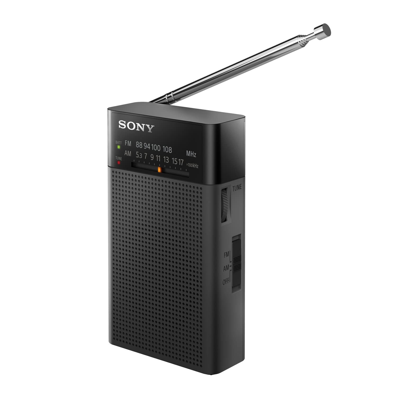 Sony ICF-P27 Portable Radio with Speaker and AM/FM Tuner & ZX Series Wired On-Ear Headphones, Black MDR-ZX110 3