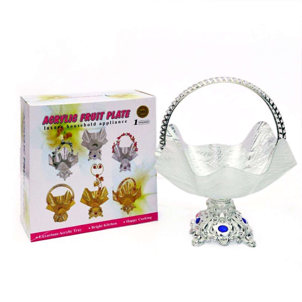 Acrylic Candy and Fruit Plate (White) 1