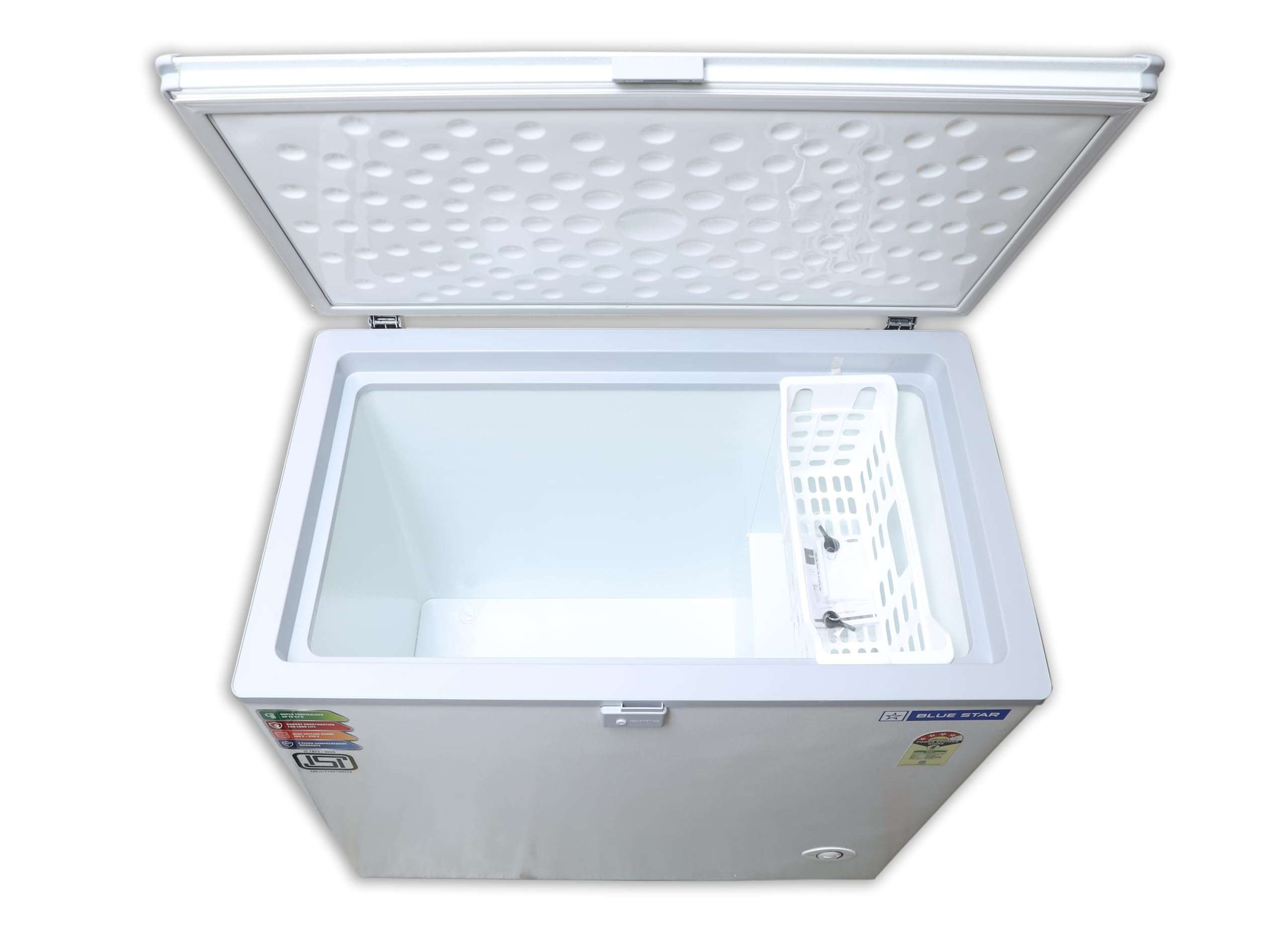 Blue Star CF4-230NEYW Single Door Deep Freezer (215 Liter, White, 4-star) 5