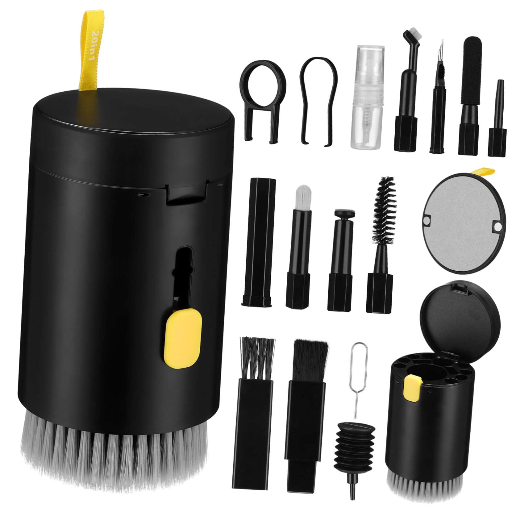 OSALADI 1 Set Cleaning Kit Head Phones Computer Keyboard Cleaner Ear Buds Lapdesk Blootube Headphones Laptop Stand Lens Cleaner Headsets Phone Cleaner Earbud Cleaner Abs 1