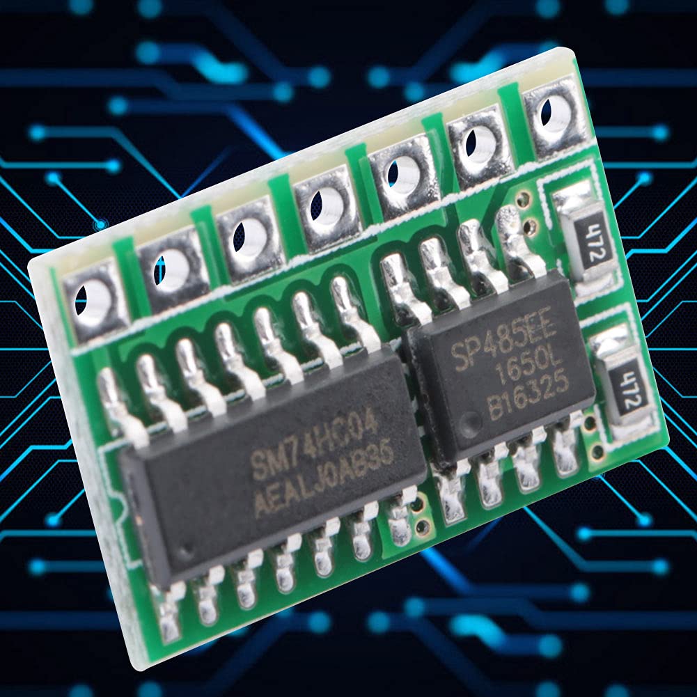 Transceiver Converter Module, Process DC 3.3V Compact Size Automatic Control R411B01 Transceiver Converter UART Serial for Humidity Sensor(5V) 3