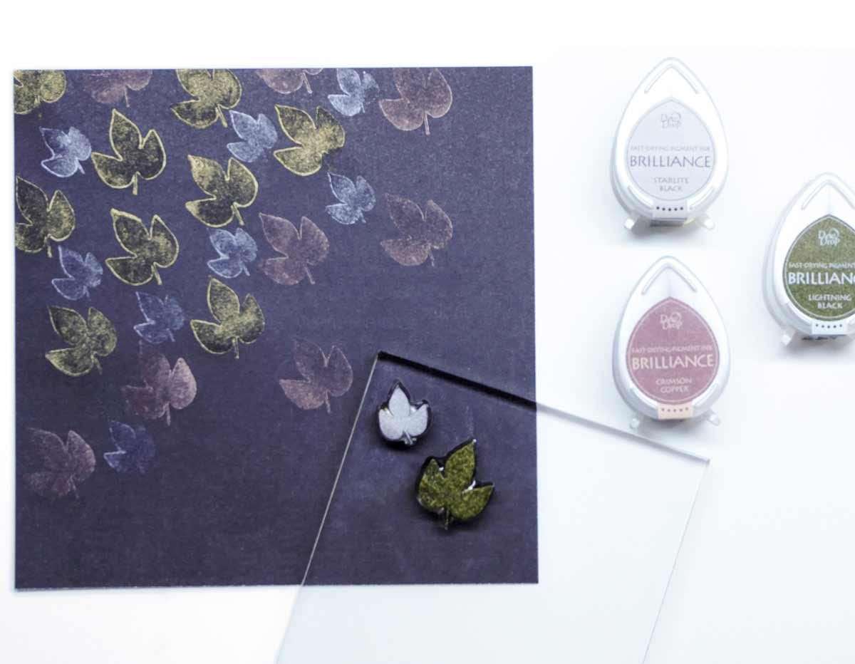 Tsukineko Brilliance Full-Size Pad, Pearlescent Chocolate 3