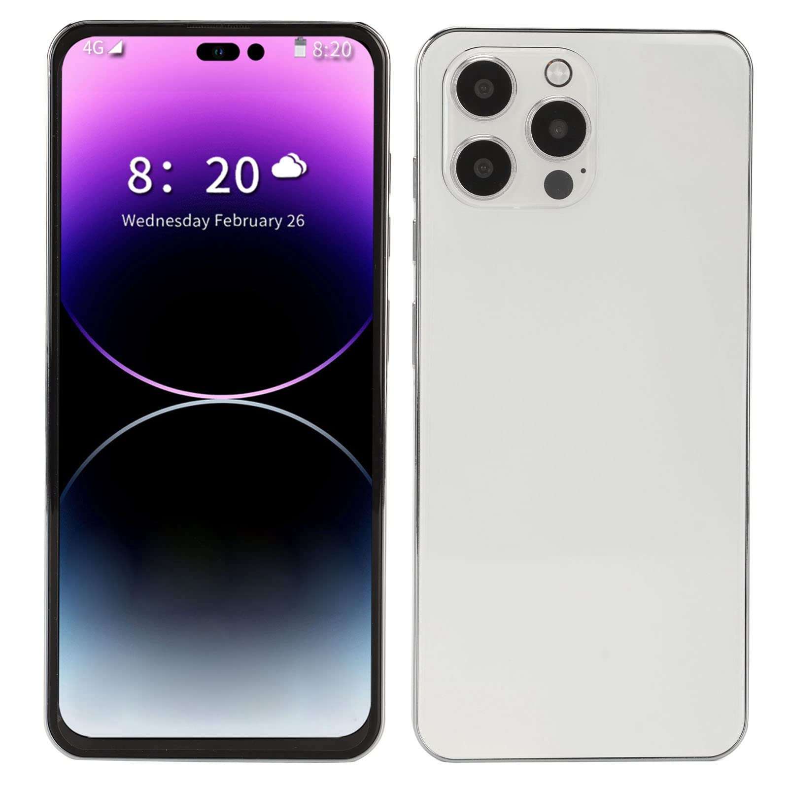 4G Mobile Phone, 6.7 Inch HD Screen MTK6737 CPU Dual SIM Cellphone 3 in 1 Navigation for Entertainment (US Plug) 3