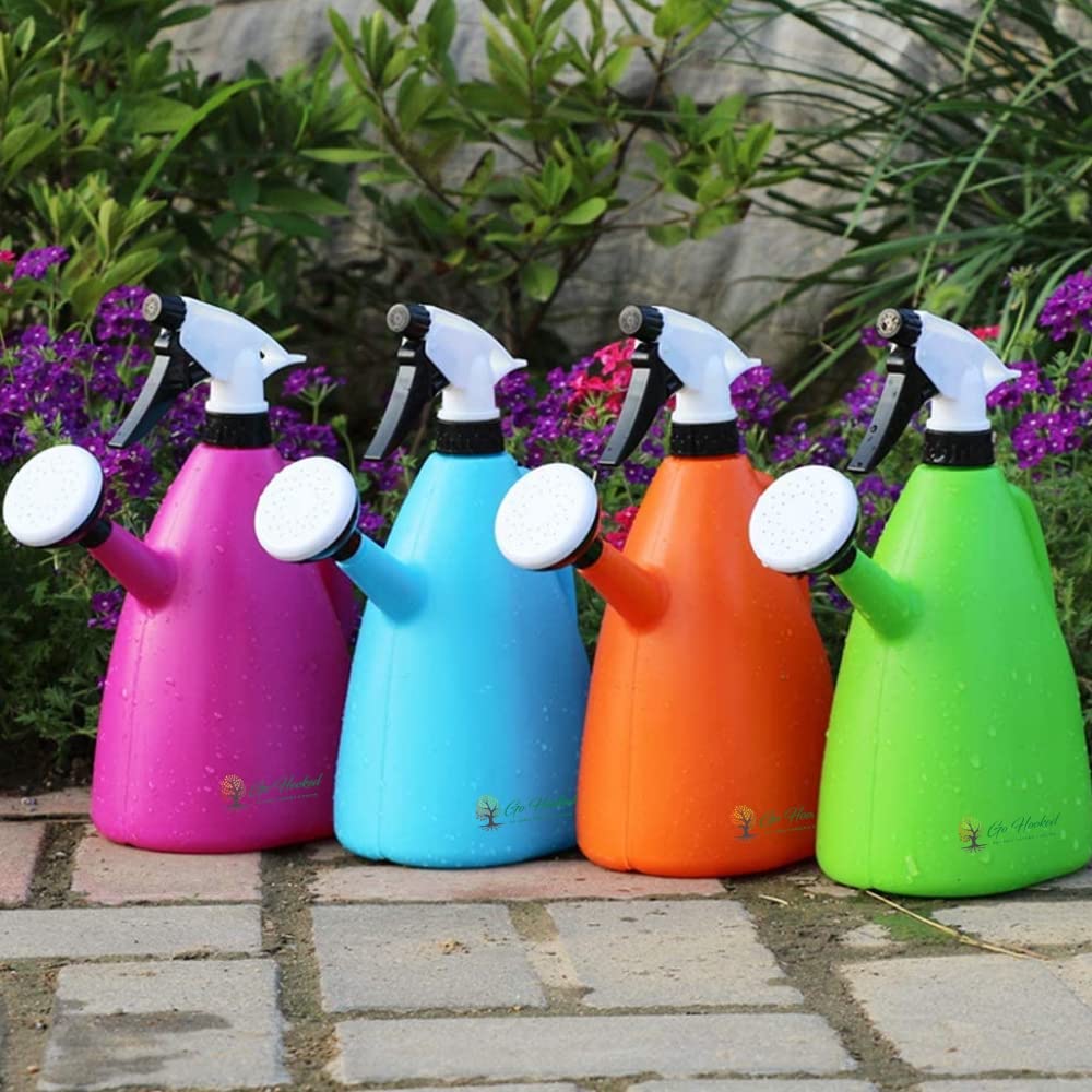 Go Hooked Watering and Spray Dual-use Watering Can Garden Tool Watering Sprayer Bottle 1 L 6