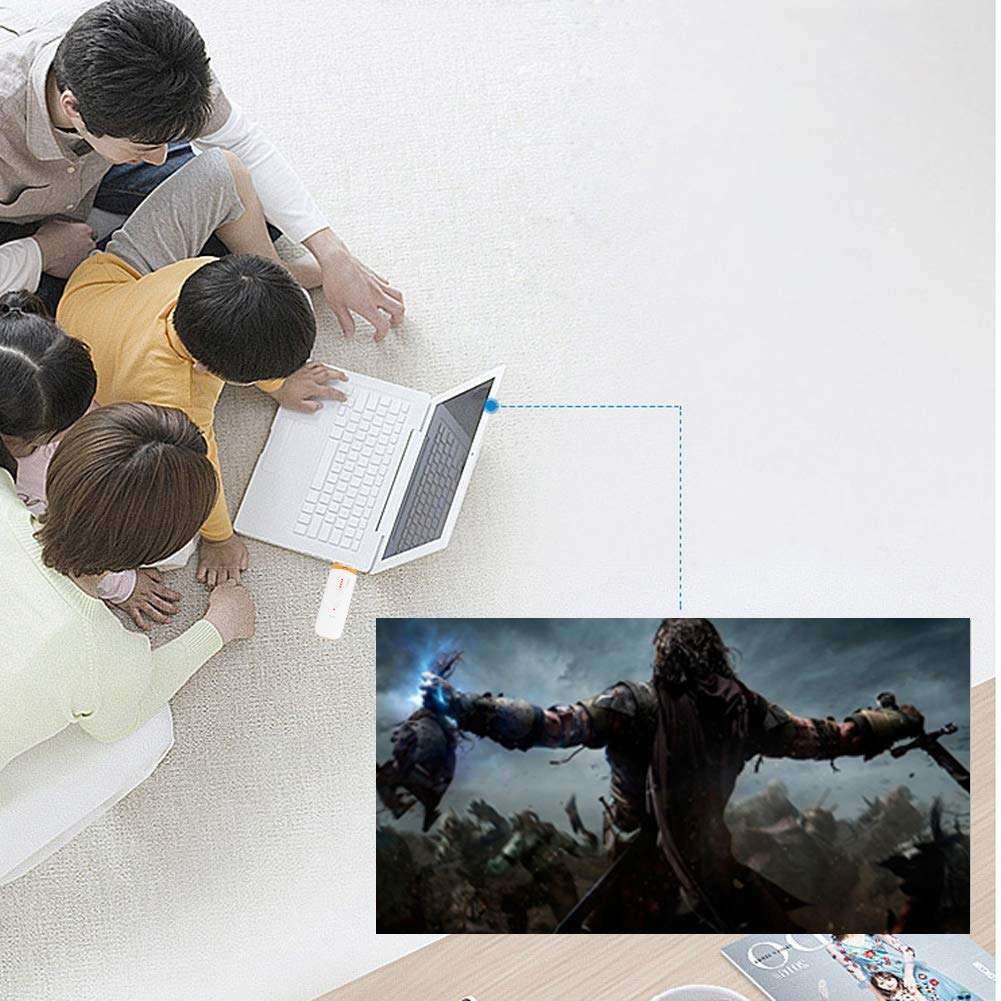 Mini USB 3G Dongle Modem, 3G Network Card USB Dongle Support UMTS:B1 Band Does NOT Support WiFi White 5