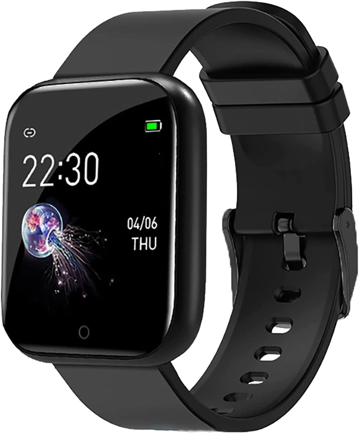 SmartWatch for Mens Womens Boys Girls,Bluetooth Smart Fitness Band Watch with Heart Rate Activity Tracker Step & Sports Activity Tracker Smart Watch for Men/Women/Boys/Girl, ID-116 Smart Watch 1