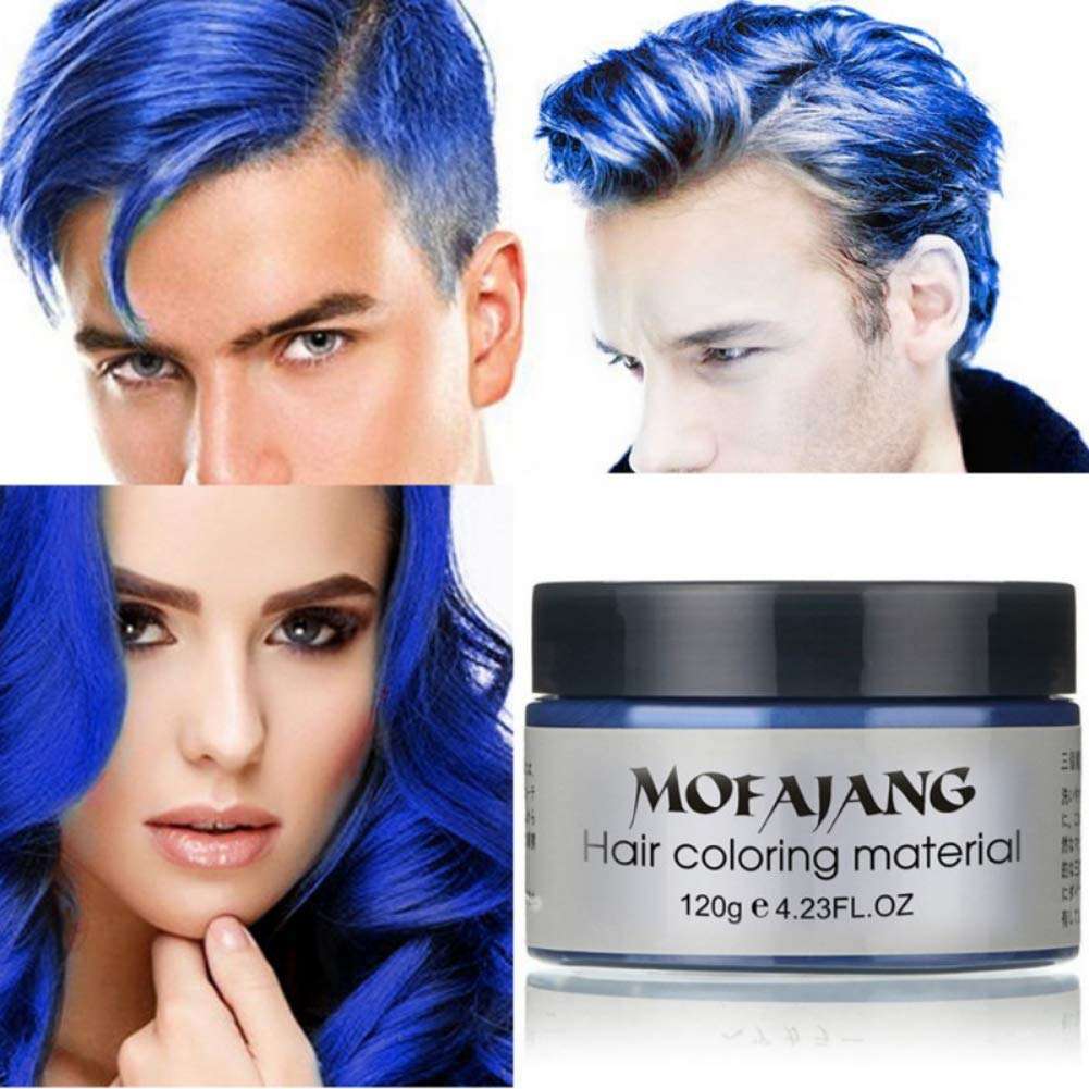 Hair Color Wax, Hair Coloring Wax, Unisex Multi-Colors Temporary Modeling Hair Wax, DIY Hair Color Wax Mud Hair Dye Cream Mud Hair Dye Cream 5
