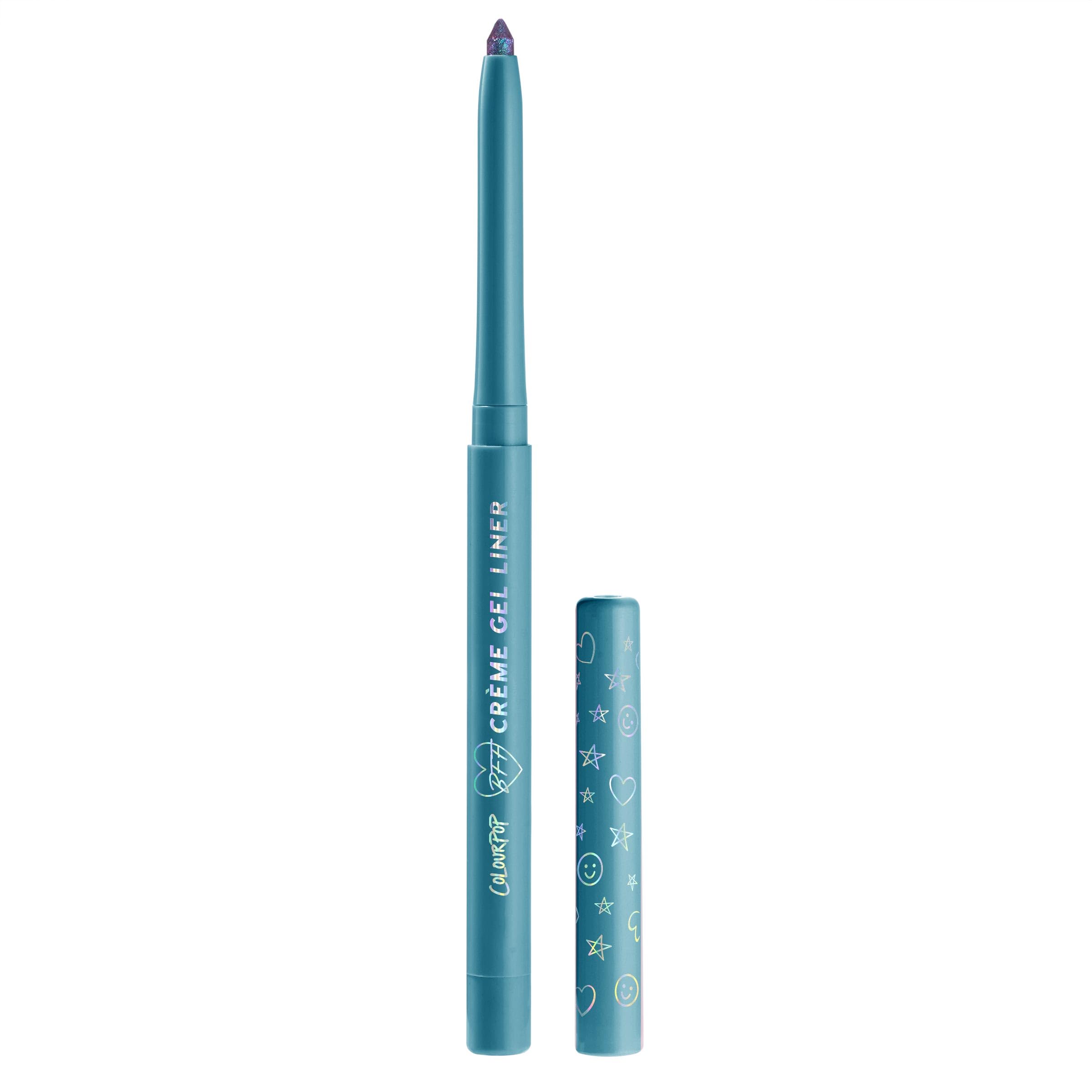 ColourPop Crème Gel Waterproof Chrome Eyeliner - 18HR Wear, Ultra-Pigmented Eyeliner Pencil with Matte & Metallic Finishes - Smudge-Proof, Vegan & Cruelty-Free - Power Trip (0.01 oz) 1