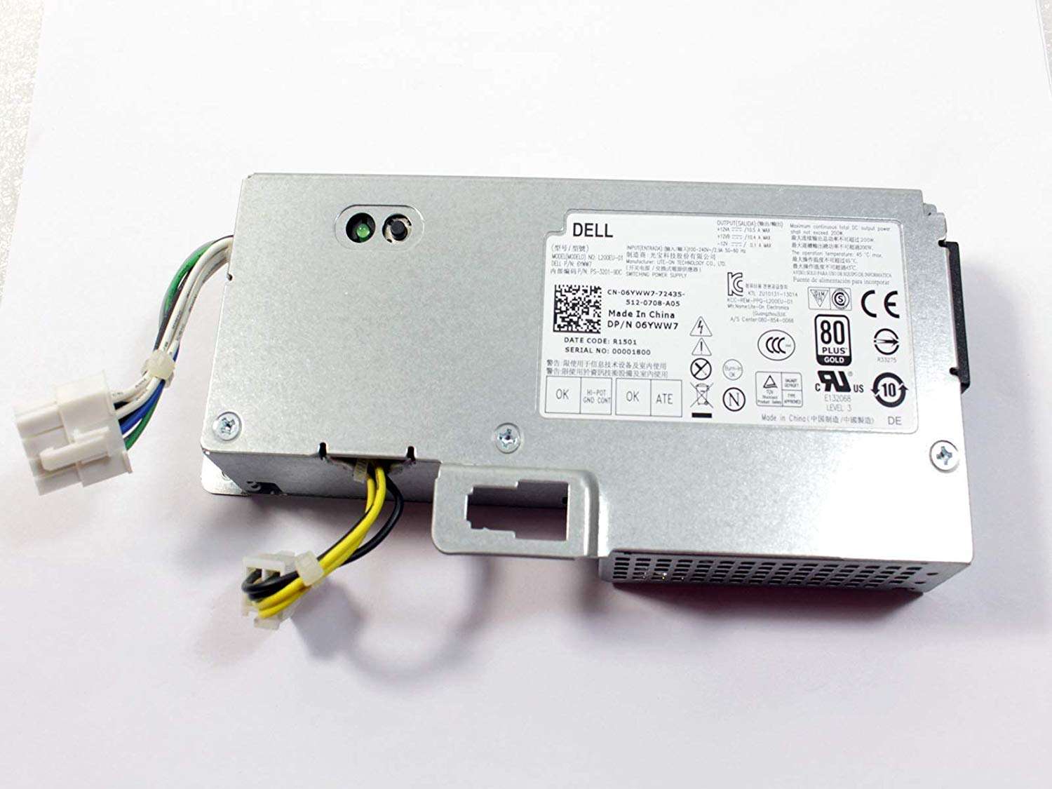 Power Supply for Dell Optiplex 7010 9010 9020 USFF 200W PSU KG1G0 4GVWP L200EU-00 PS-3201-9DB 4