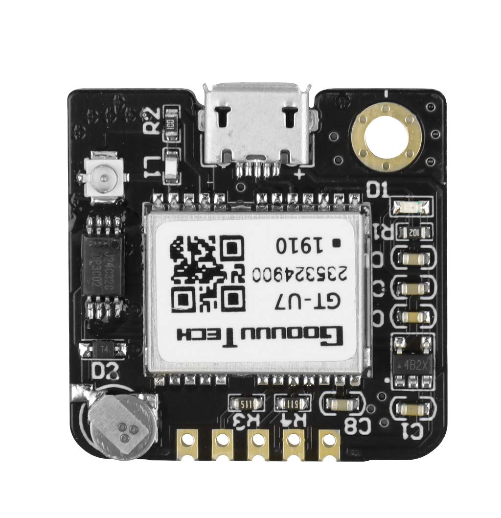 GPS Module Receiver,Navigation Satellite Positioning NEO-6M (Arduino GPS, Drone Microcontroller, GPS Receiver) Compatible with 51 Microcontroller STM32 Arduino UNO R3 with Antenna High Sensitivity 3
