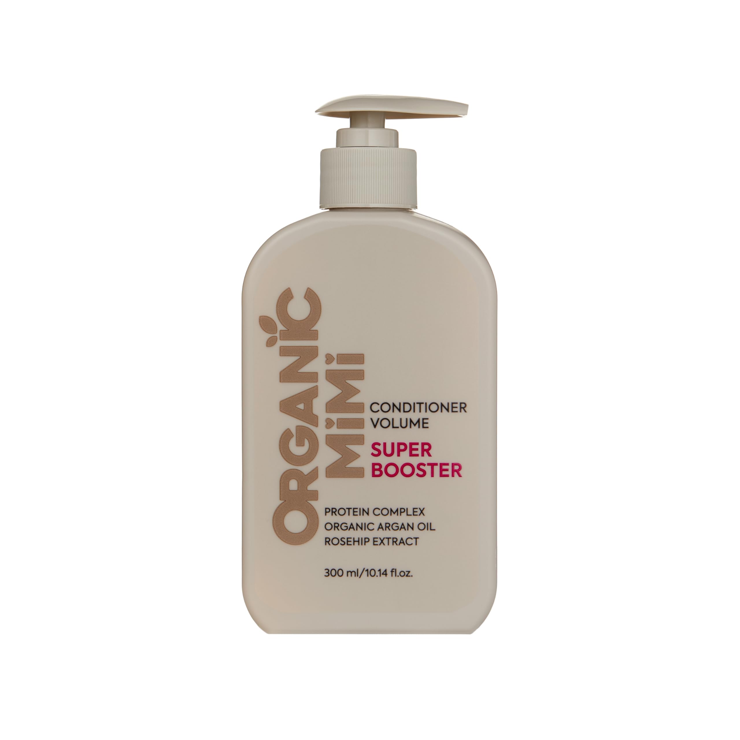 Organic Mimi Volumizing & Densifying Conditioner with Argan Oil, Plant Proteins & Rosehip – Strengthening, Anti-Frizz, Shine-Enhancing – Vegan, Organic Hair Care – 300 ml