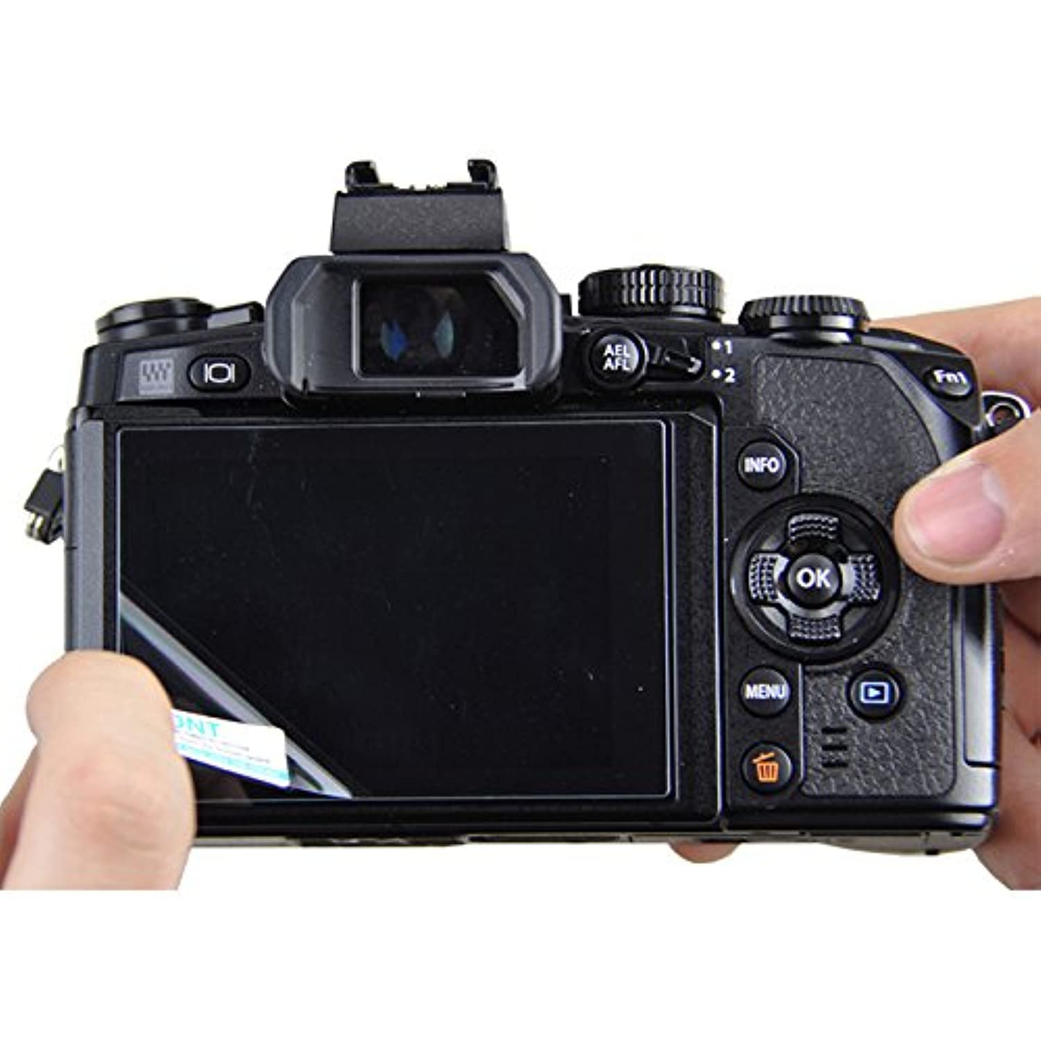 JJC GSP-D7100 Tempered Toughened Optical Glass Camera Screen Protector 9H Hardness Anti-Bubble Scratch Burst Fingerprint Ultra-Thin Super Light Transmittance for Nikon D7100 Digital Camera