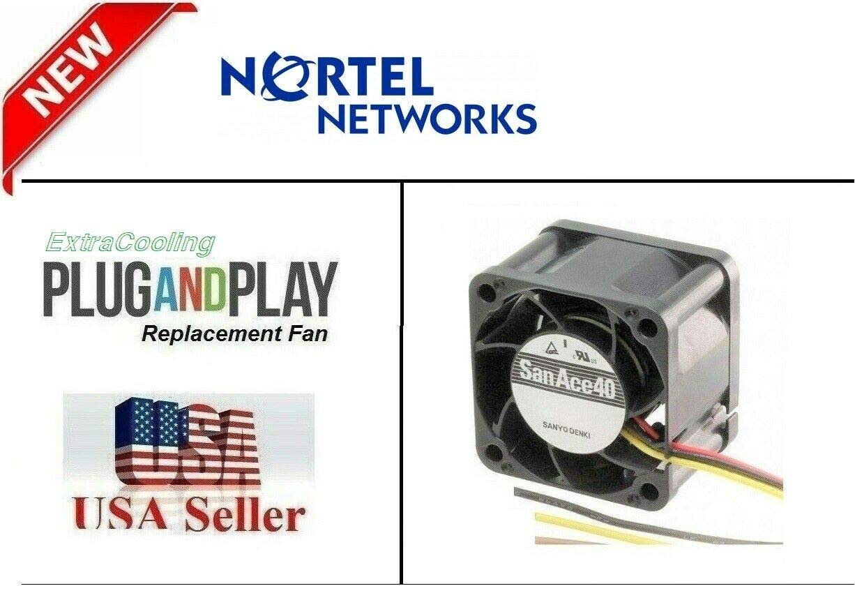 1x ExtraCooling Replacement Fan. Compatible for Nortel 5510-24T 30dBA Noise 5