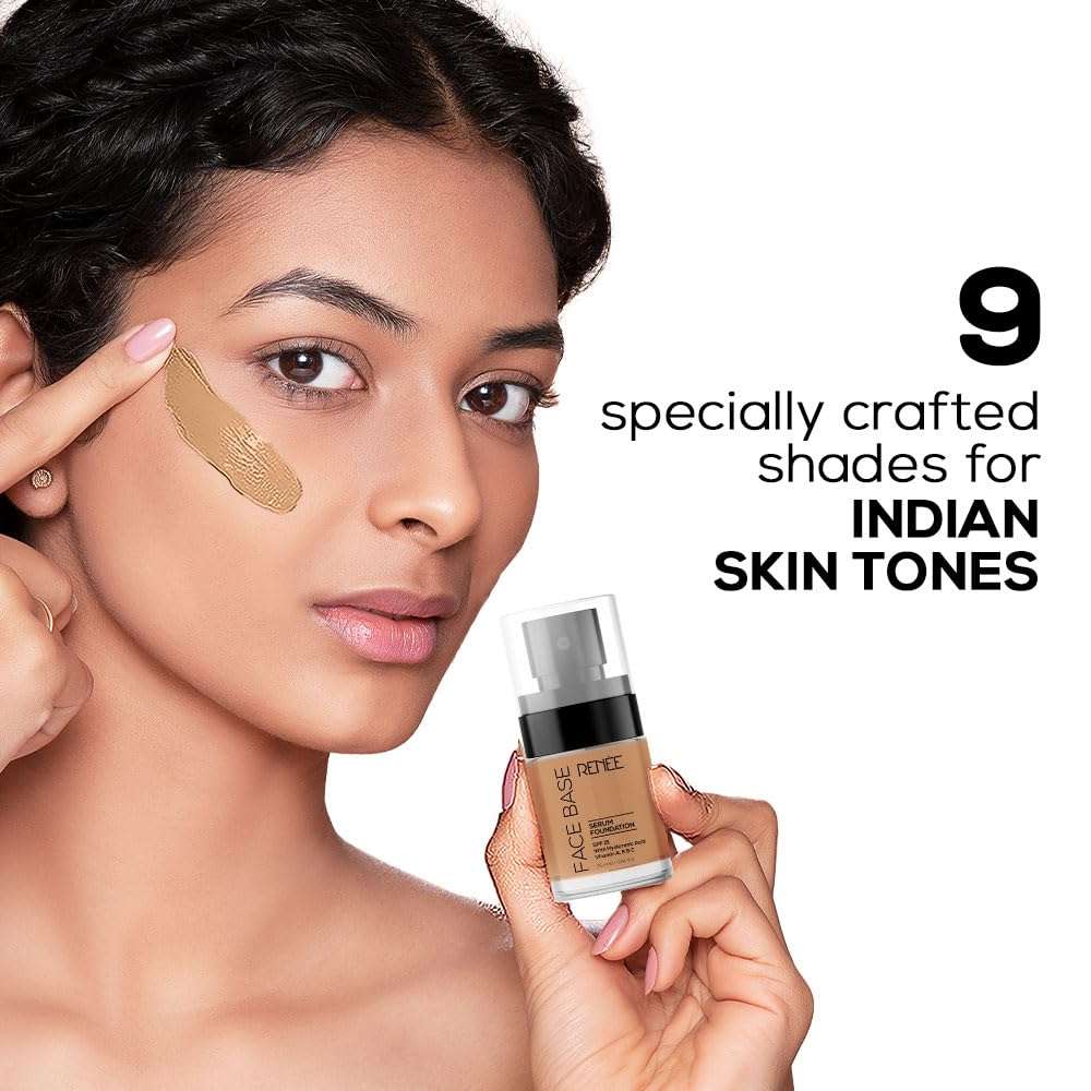 RENEE Face Base Serum Foundation -07 Regal 25 MlFace Base Illuminating Primer 20ml| Long Lasting & Highly Moisturizing Formula| Easy to Blend| Enriched with Maca Root| For All Skin Types 5