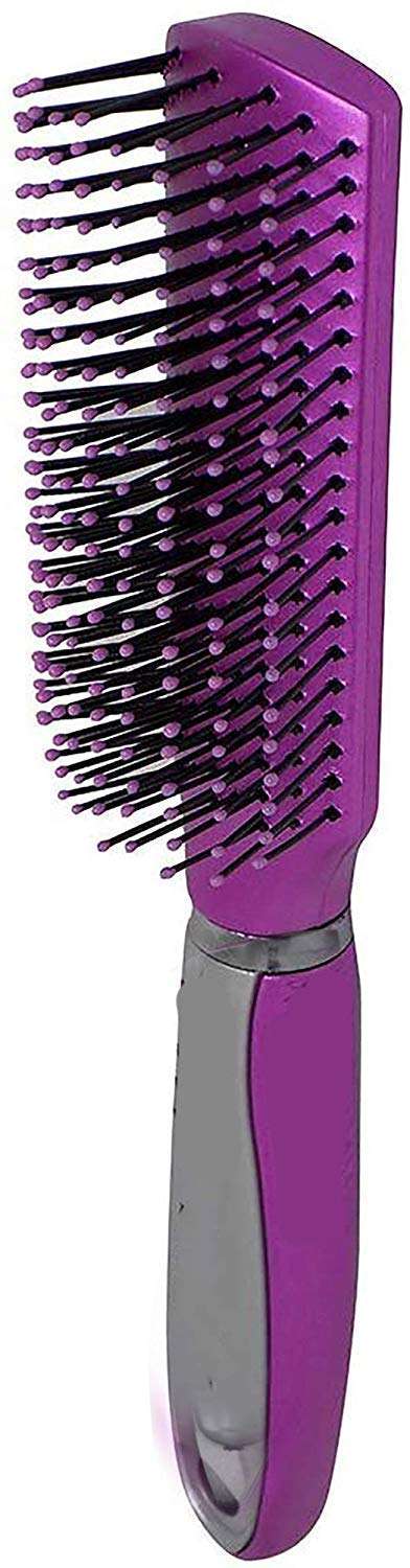 Ekan Flat Hair Brush with Dryer for Women And Girls Hair Accessories For Home & Travel, 30 gram pack of 1 4