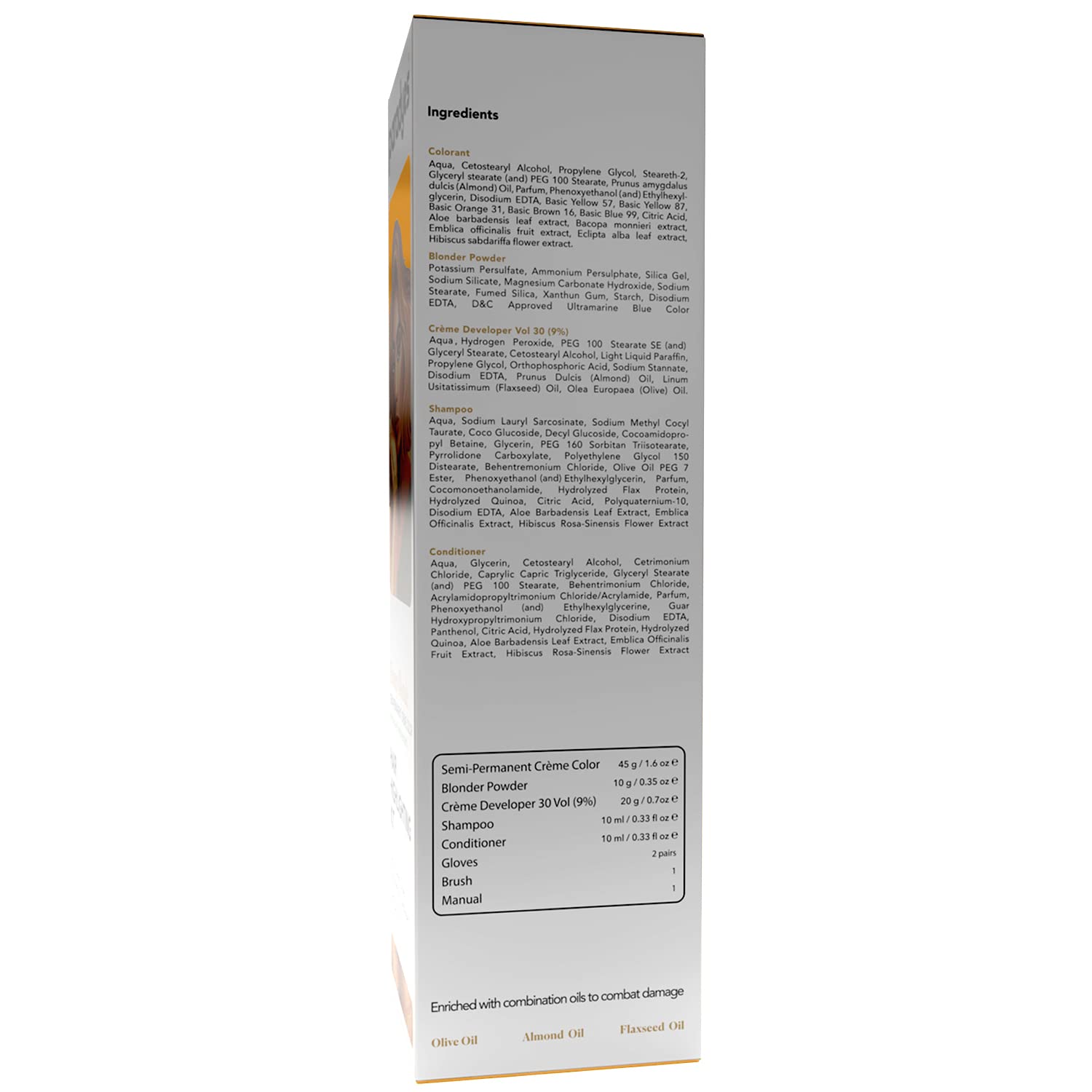 Paradyes Ammonia Free Honey Blonde Semi-permanent Hair Color Highlighting Kit Enriched with Herbal Ingredients for All Hair Types, 75g 4