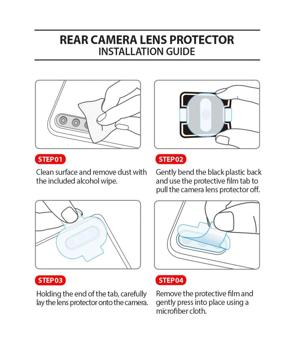 SIMIAN Mobile Camera Lens Protector for Intex Cloud Q11 4G 6