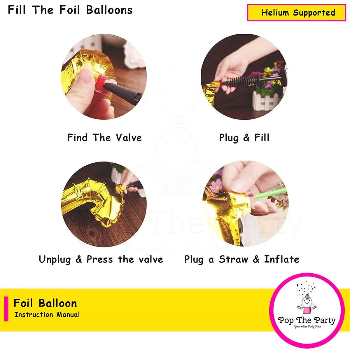 Pop the Party 60th Birthday Decoration Set with Banner, Love, Star, Latex,60 Digit and Aged to Perfection Balloon 4