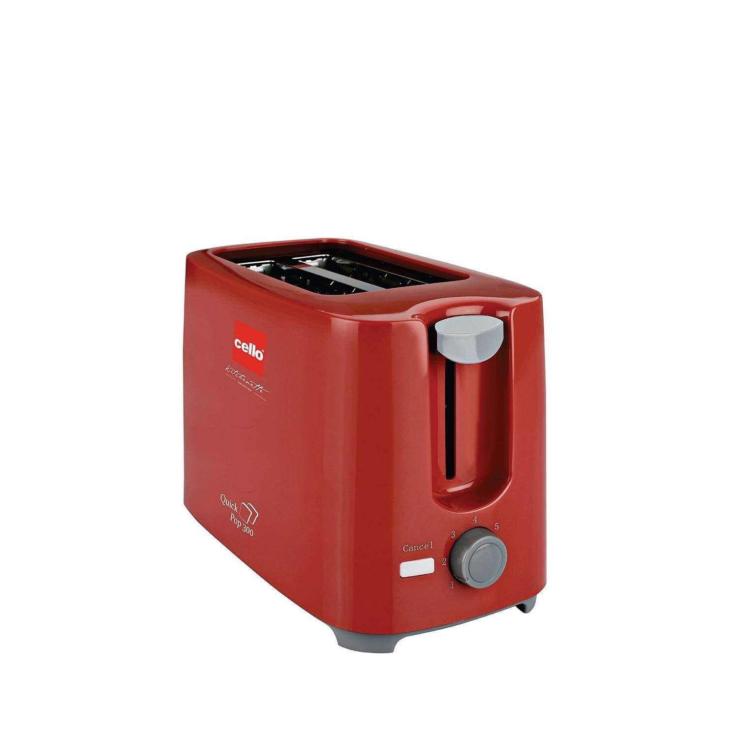 Cello Quick 2 Slice Pop Up 300 Toaster (Red) 1