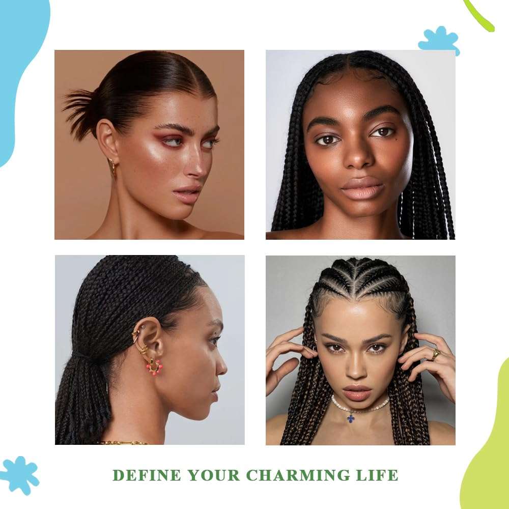 ARHGOAT 3PCS Set Hair Wax Stick, Wax Stick for Hair, Smoothing & Slick Stick for Wigs, Styling Waxes for Fly Away & Edge Frizz Hair (1oz*3pcs) 6