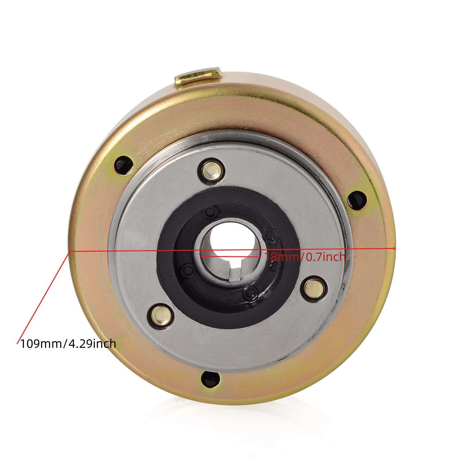 LK 6 Coils Magneto Flywheel Roller Fit For 90cc 110cc 125cc Pit Pro Quad Dirt Bike ATV Buggy Motorcycle 5